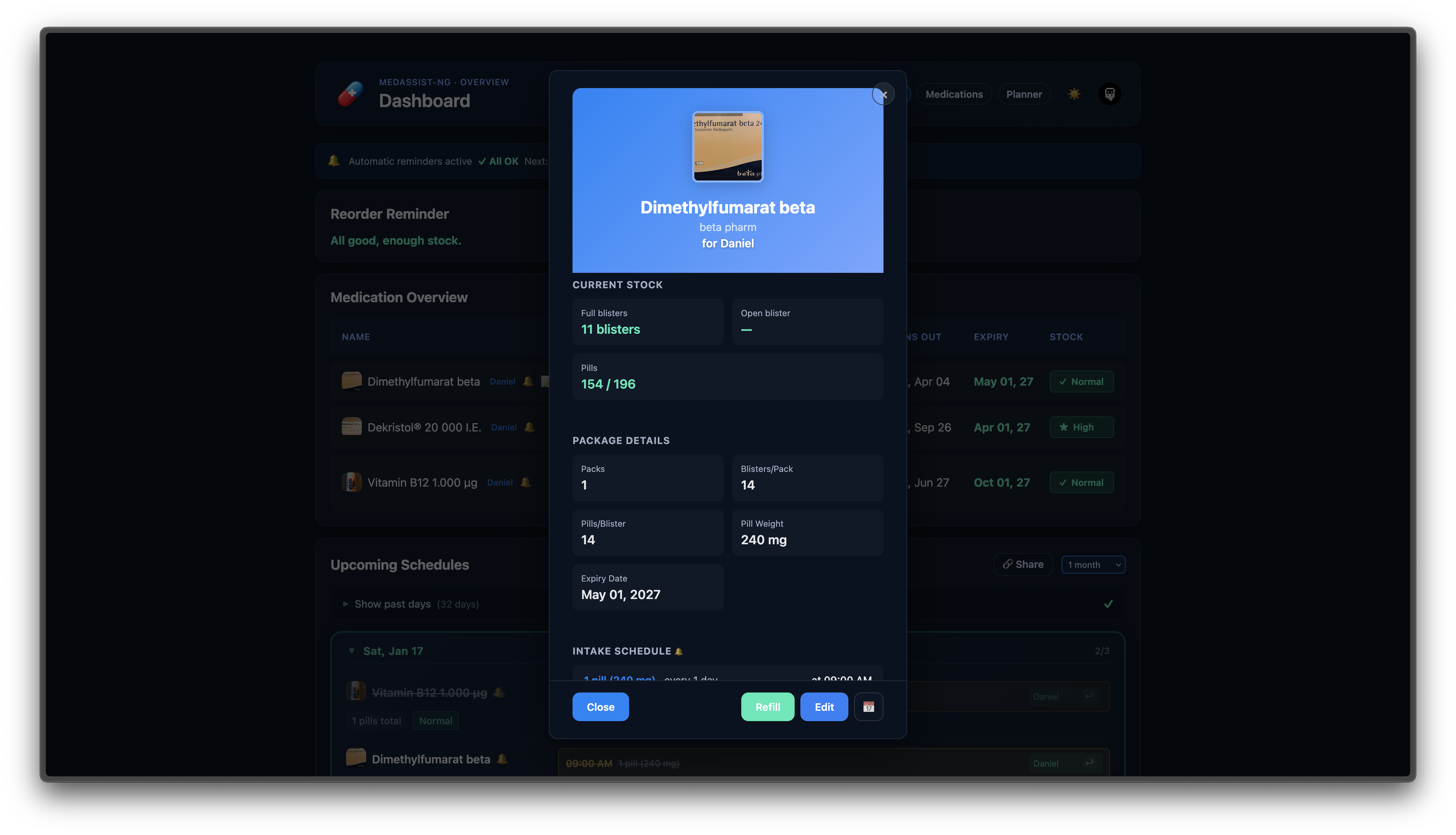 Medication Detail Modal